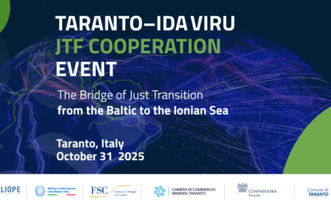 Evento cooperazione Italia-Estonia a Taranto il 31 ottobre 2025 con IDA Viru JTF